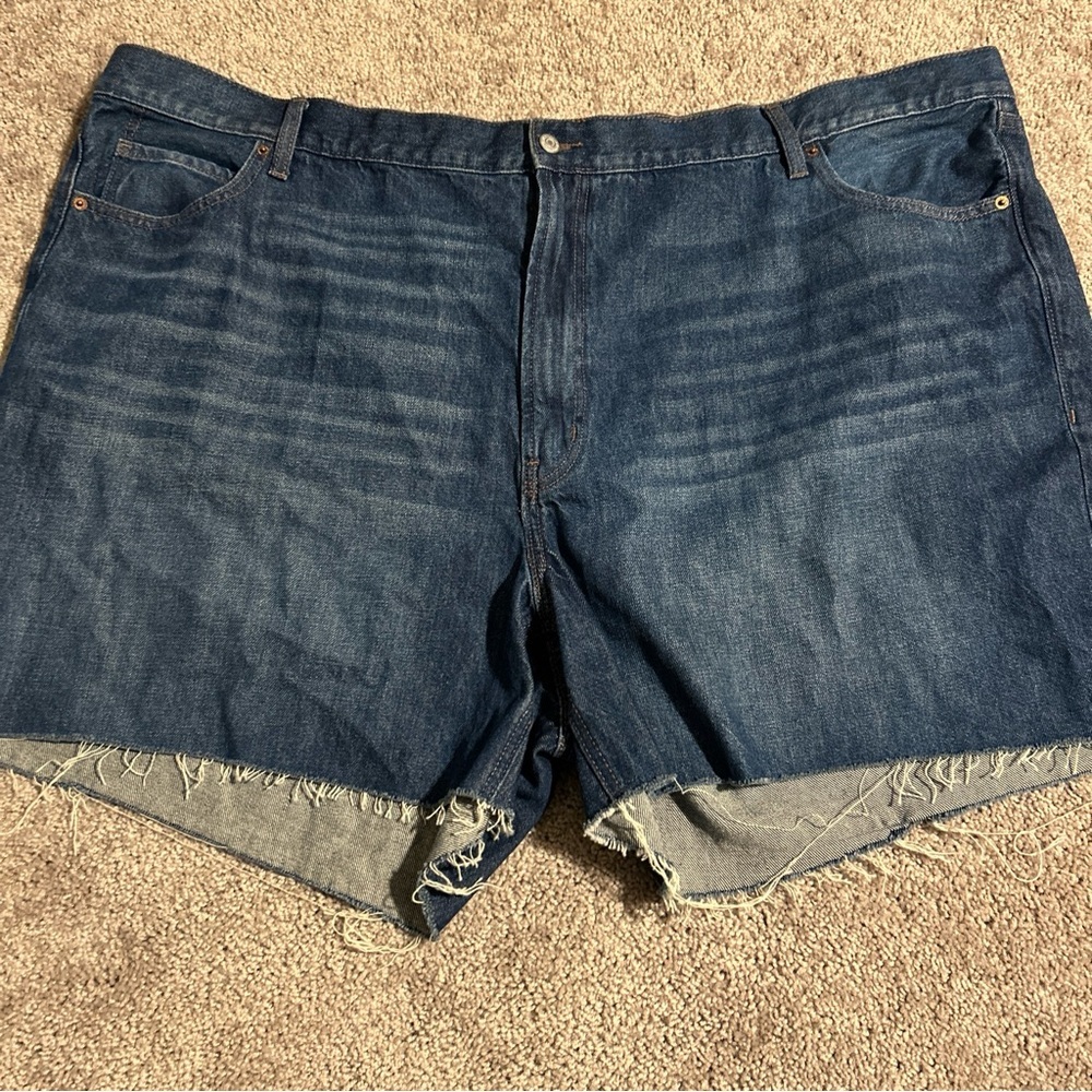 Old Navy Women’s High Rise Slouchy Straight Jean Shorts Size 28